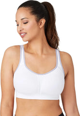 Wacoal Wireless Sports Bra 852302 White Lilac Gray