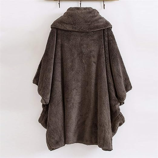 Baisico Coffee Pocket Faux-Fur Hoodie