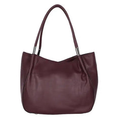 Alfani Bangle Tote in Wine with Silver Hardware