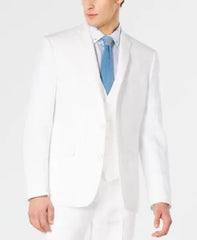 Bar III Men's Slim-Fit White Suit Jacket