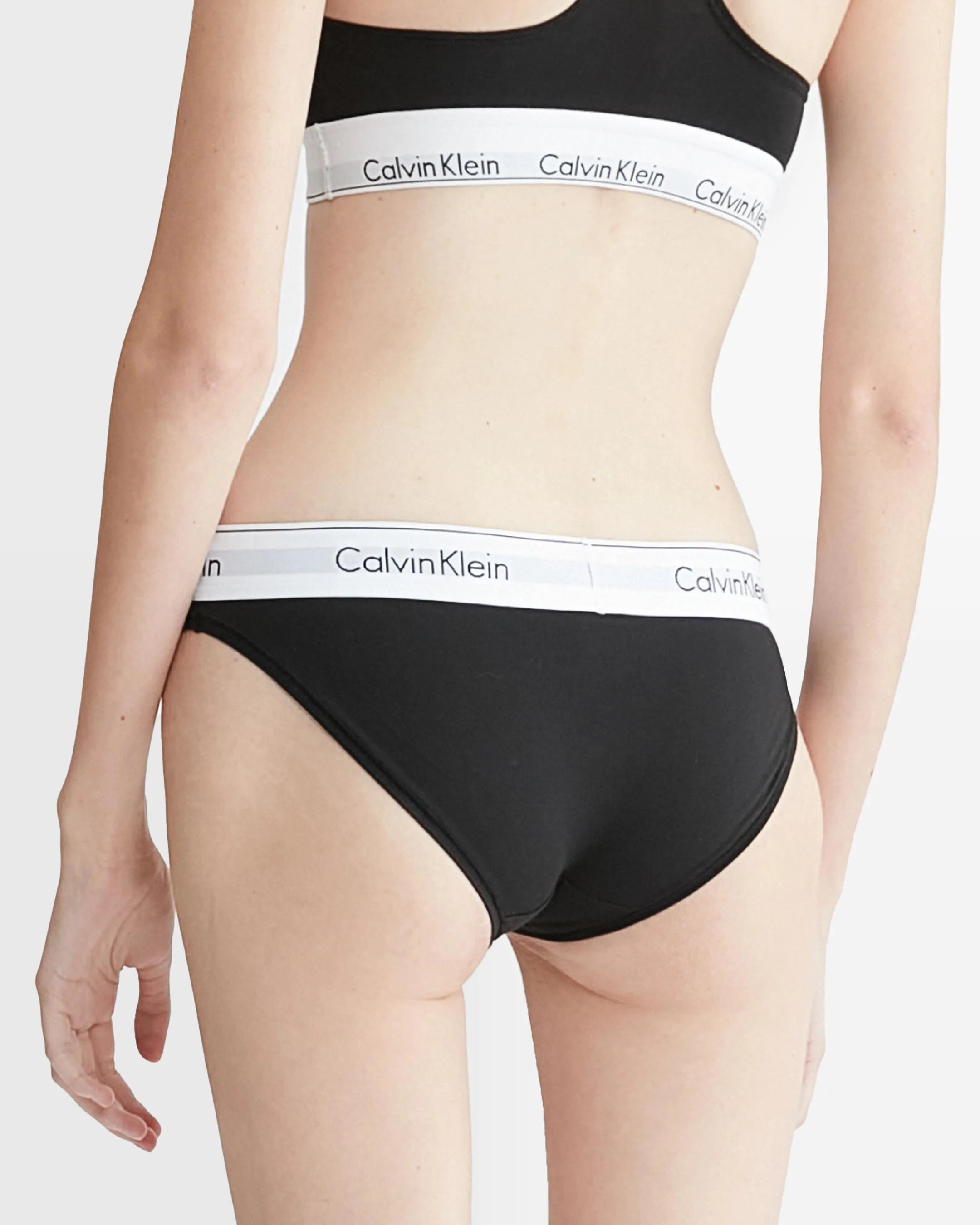 Calvin Klein Radiant Cotton Bikini 3-Pack Q Black, White, Ashford Gray