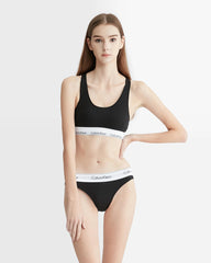 Calvin Klein Radiant Cotton Bikini 3-Pack Q Black, White, Ashford Gray