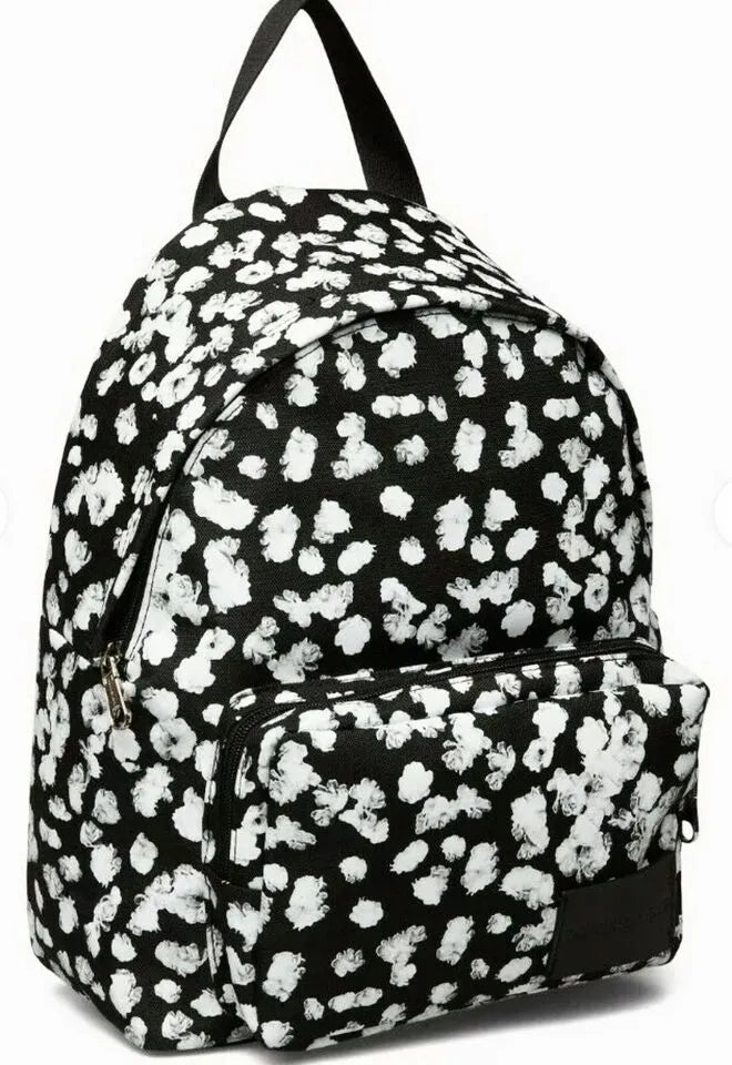 Calvin Klein - Black and White Floral Print Backpack