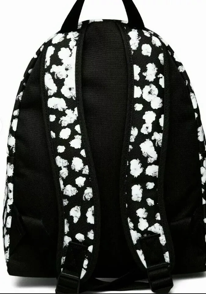 Calvin Klein - Black and White Floral Print Backpack