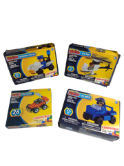 Make It Blocks City Patrol Police Car - 24 Piece Set (Box Is Slightly Crushed)