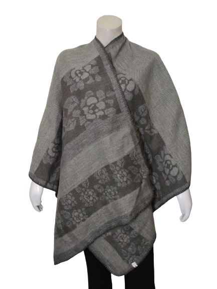 Urban CoCo Grey Women's Shawl - One Size