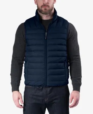 Hawke & Co. Quilted Packable Vest Navy