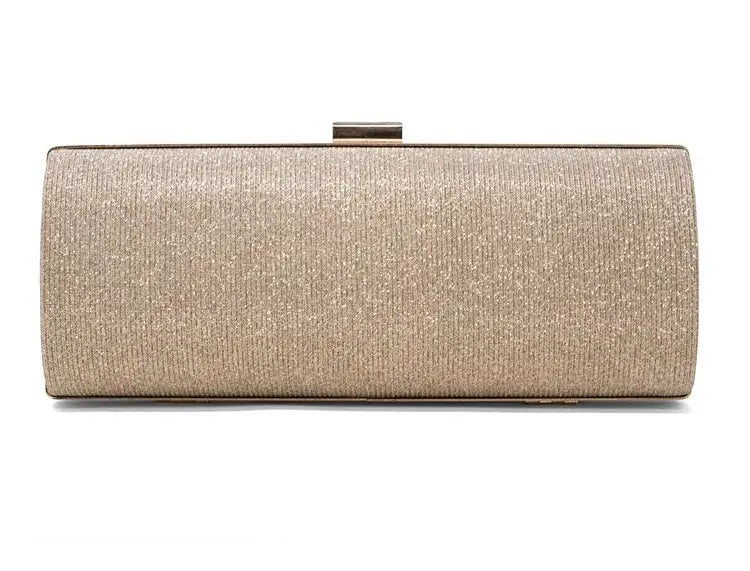 INC International Concepts Betti Lurex Sparkle Clutch in Gold