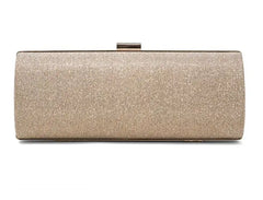 INC International Concepts Betti Lurex Sparkle Clutch in Gold