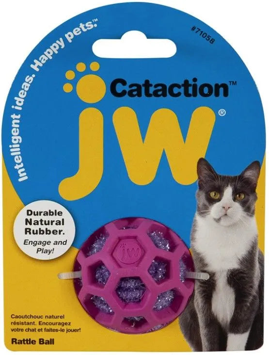 JW Pet Cataction Rattle Ball Interactive Cat Toy