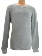 INC Heather Grey Ribbed Novelty Pullover