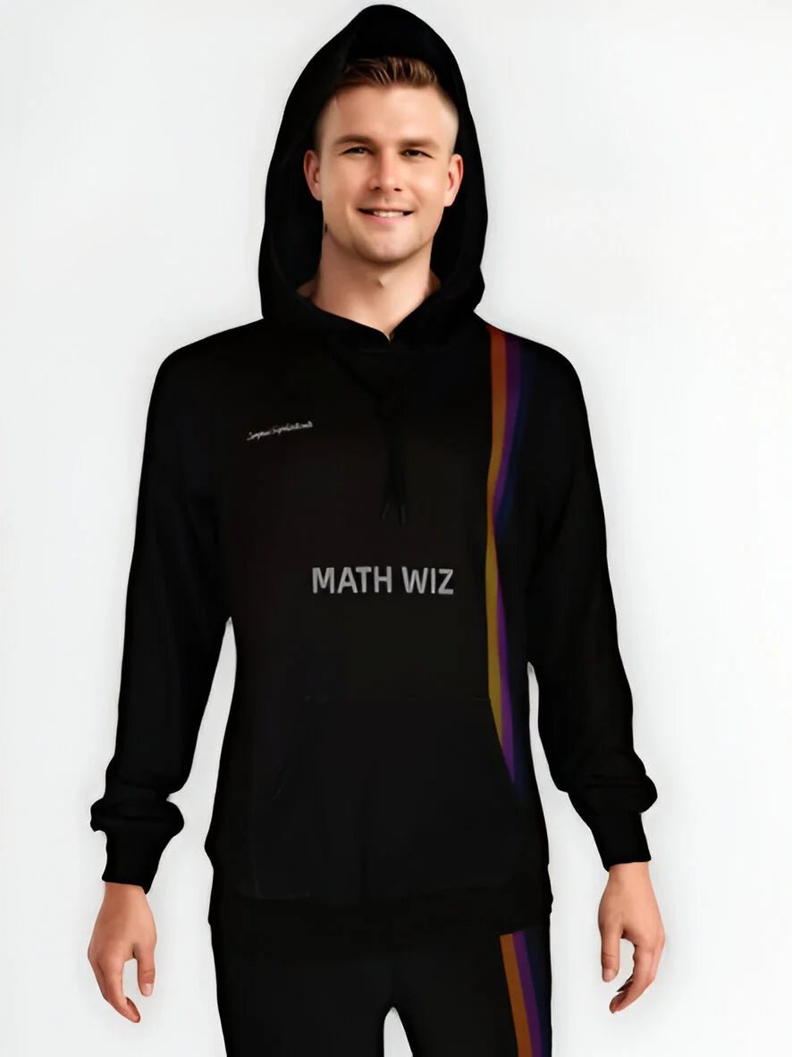 Campus Sophisticate Premium Male Hoodies - MATH WIZ