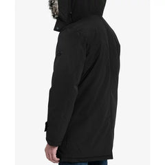 Michael Kors Men's Hooded Bib Snorkel Coat Black