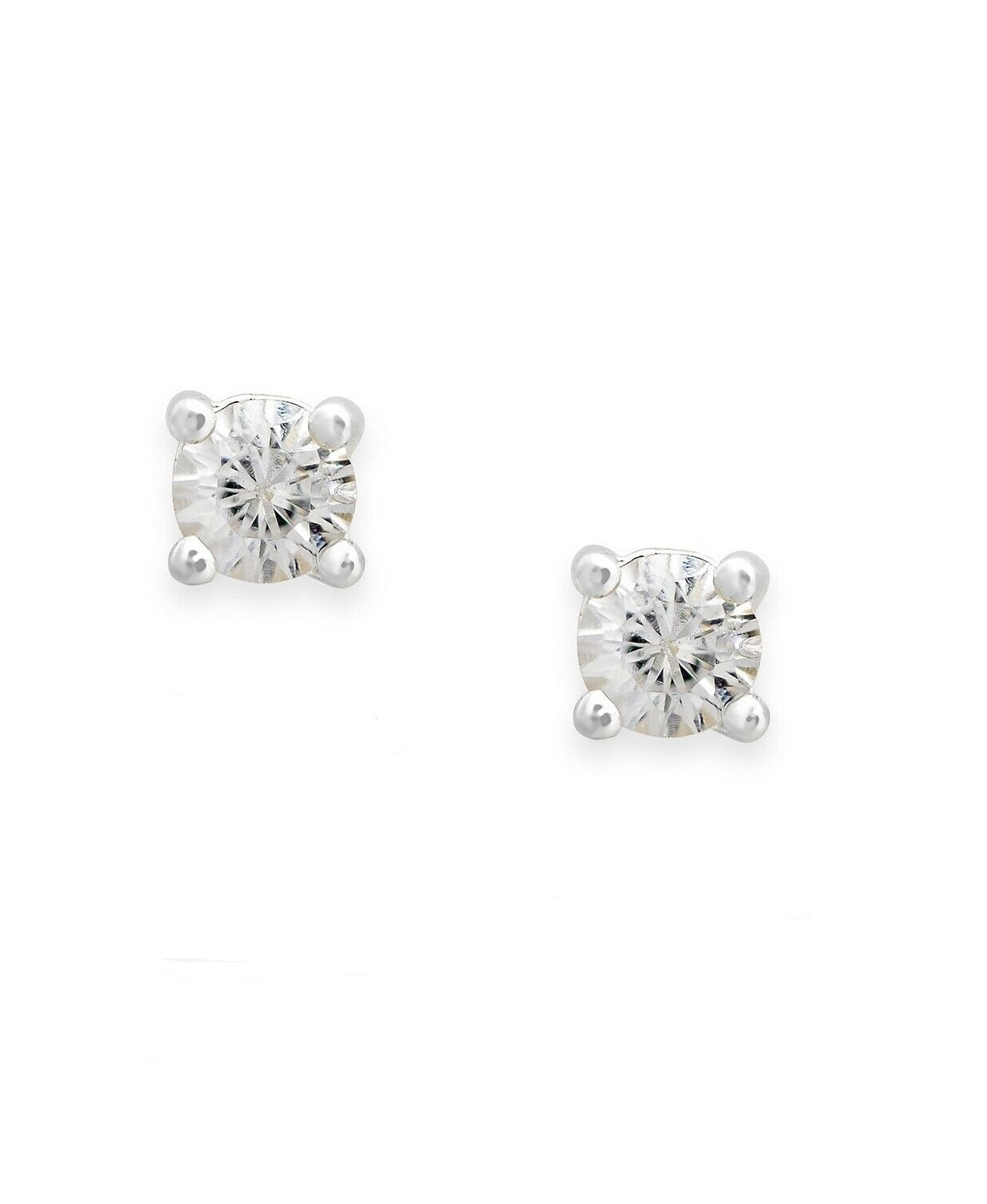 Charter Club Cubic Zirconia Stud Set Silver