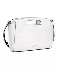 Nine West Marisol Mini Cut Out Crossbody Bag in White