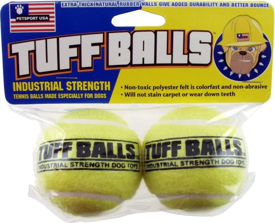 Petsport Tuff Ball Dog Toy - Original (2 Balls Per Pack)