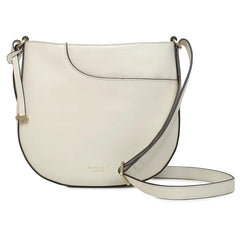 Radley London Pocket Bag Medium Zip-Top Crossbody in Chalk (Minor Dings in Leather)