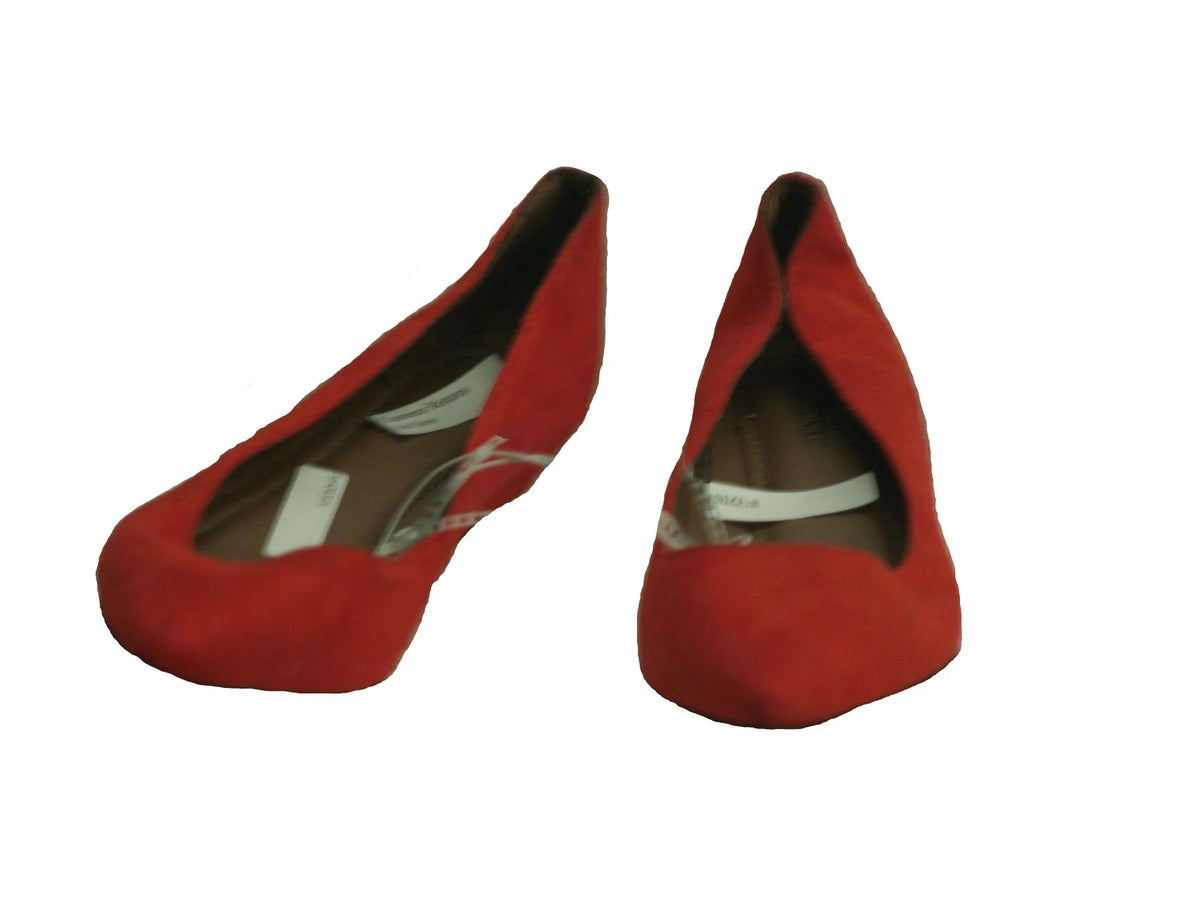 Red Merona Suede Flats