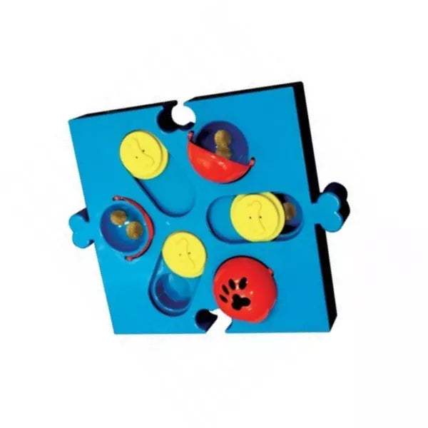 Spot Seek-A-Treat Flip 'N Slide Connector Puzzle Interactive Dog Treat and Toy Puzzle