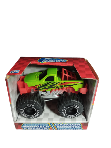 Turbo Wheels Monster Truck - Green Die Cast Metal Truck