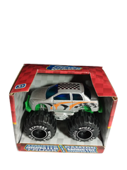 Turbo Wheels Monster Truck - Grey Die Cast Metal Car