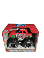 Turbo Wheels Monster Truck - Red Die Cast Metal