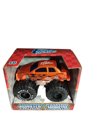 Turbo Wheels Monster Truck - Orange Die Cast Metal