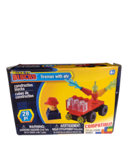 Make it Blocks Fireman With ATV - 31 Piece Set