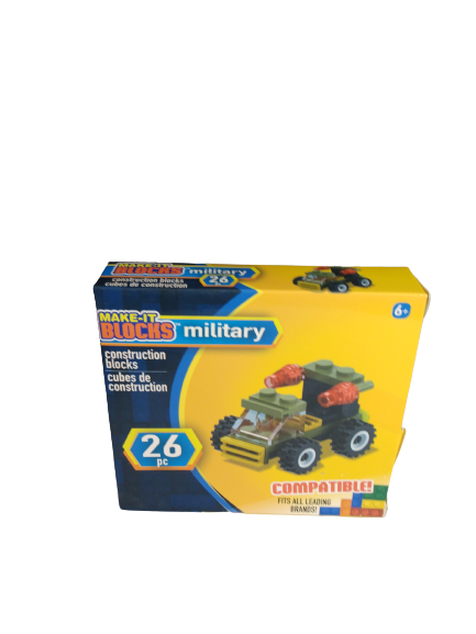 Make it Blocks Military Laser Gun Vehicle - 26 Piece Set