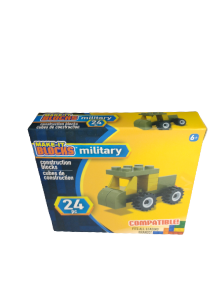 Make it Blocks Military Humvee - 24 Piece Set