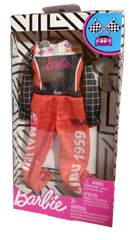 Barbie Race Car Coveralls With Trophy - Black & Red