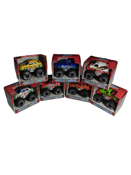 Turbo Wheels Monster Truck - Red Die Cast Metal