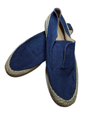 Wanted Denim Braided Hemp Edge Loafers