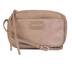 Urban Originals Rebellious Vegan Leather Crossbody Bag In Taupe