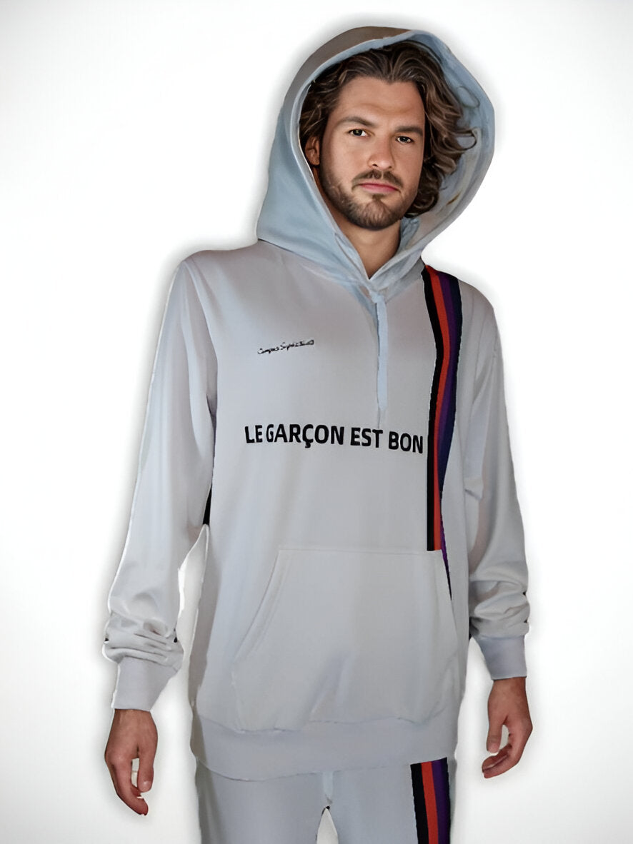 white hoodie mens​