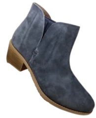 meToo Navy Suede Women's Boots