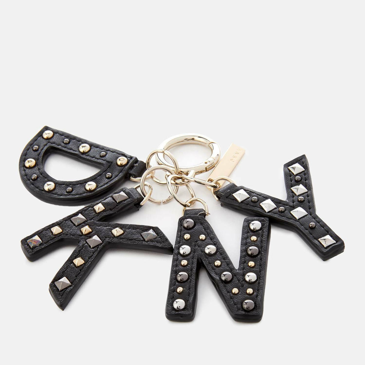 DKNY Studded Leather Key Fob