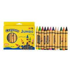 M&G 11mm*100mm Round Crayon 12 colors (1 per pack)