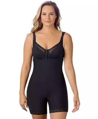 Leonisa Double Take Open Bust Firm Com Black