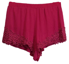 New Mode Pink Floral Shorts