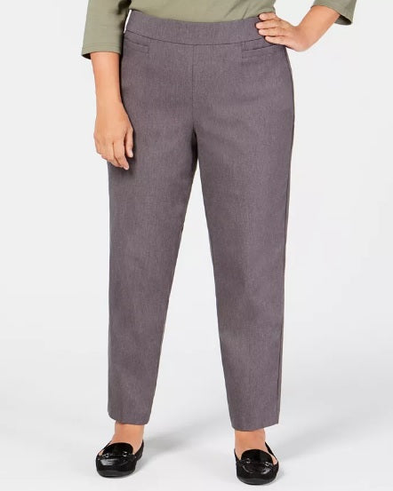 Alfred Dunner Grey Pant 24W