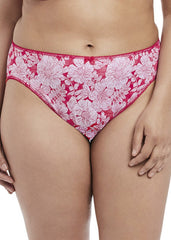 Elomi Kim Brief with Stretch Lace Insert Panty Fiery Floral