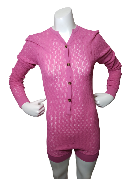 Dodo Bar Or Helen Romper in Pink - Replaced Buttons