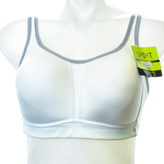 Wacoal Wireless Sports Bra 852302 White Lilac Gray