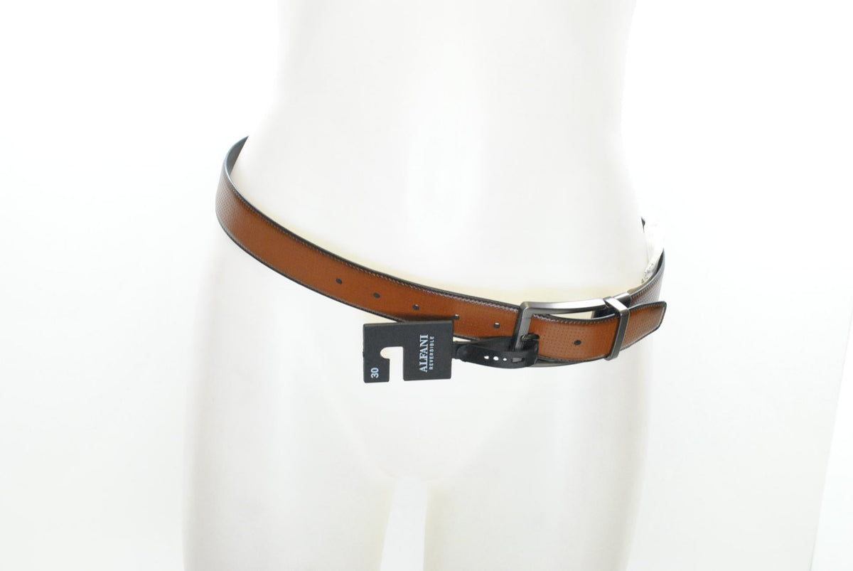 Alfani Men Black/Brown Reversible Belt 30