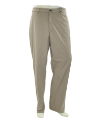 Alfani Men Khaki AlfaTech Stretch Flat Front Chino 36X30