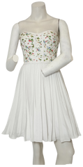Minuet White Strapless Dress