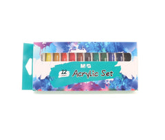 M&G Acrylic Paint Set 12ml 12 colors (1 per pack)