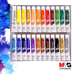 M&G 12ML Acrylic Paint Set of 24 colors (1 per pack)