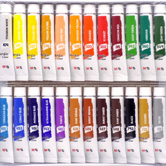 M&G 12ML Acrylic Paint Set of 24 colors (1 per pack)